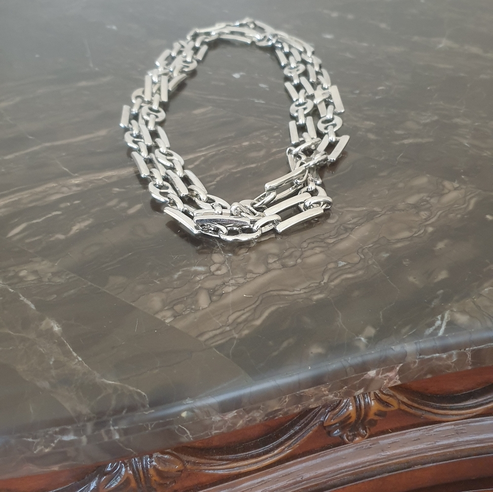 Vintage Silver Metal Necklace